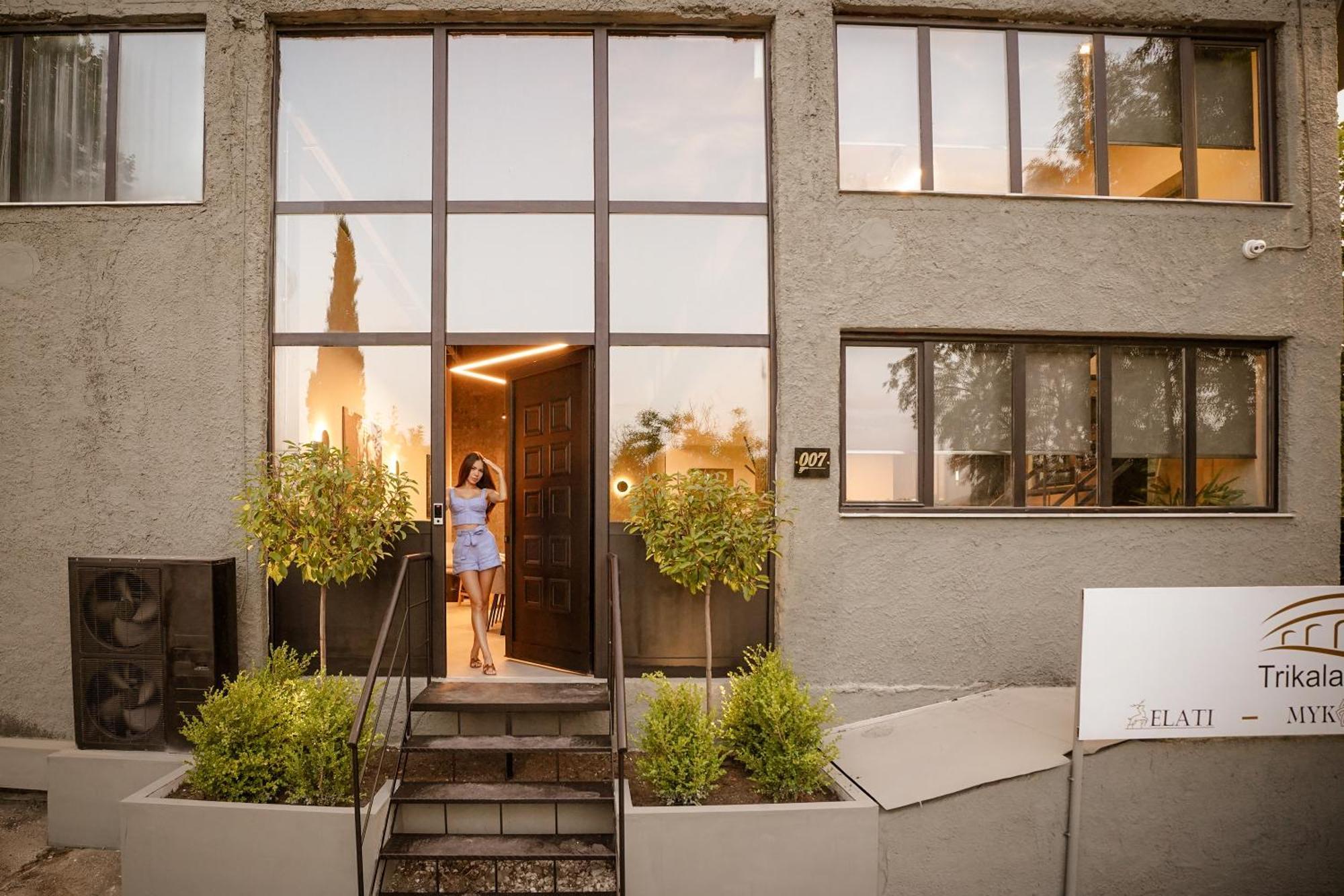 Industrial Loft Lejlighed Tríkala Eksteriør billede